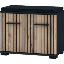 Тумба Амбре  (дуб артизан/антрацит)