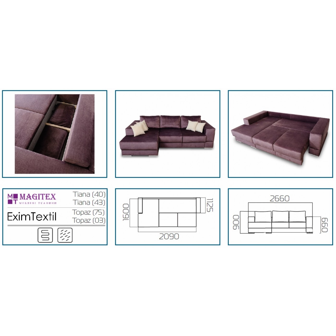 Кутовий Диван Бостон