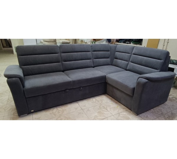 Кутовий диван Хілтон (Алігатор) з розкладкою Дельфін