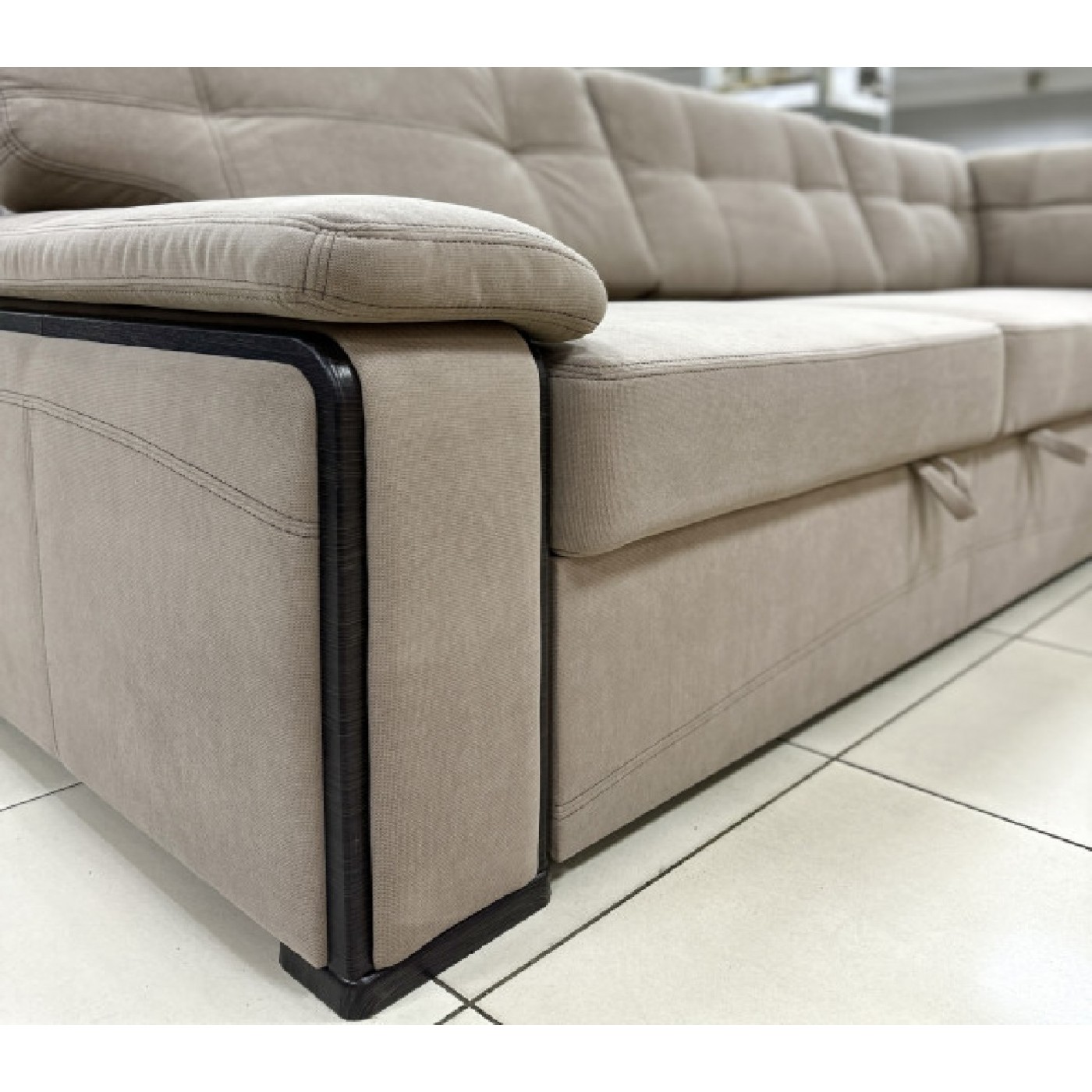 Кутовий диван Магнат-Дельфін на пружинному блоці