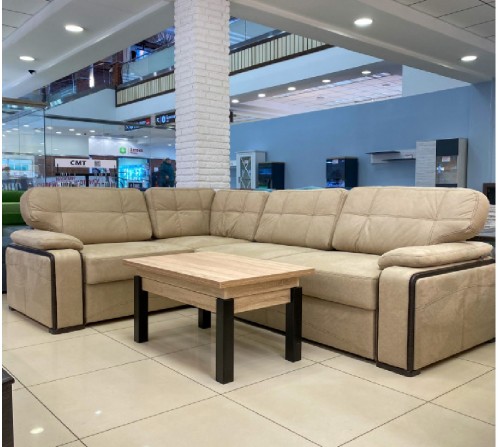 Кутовий диван Магнат-Дельфін на пружинному блоці