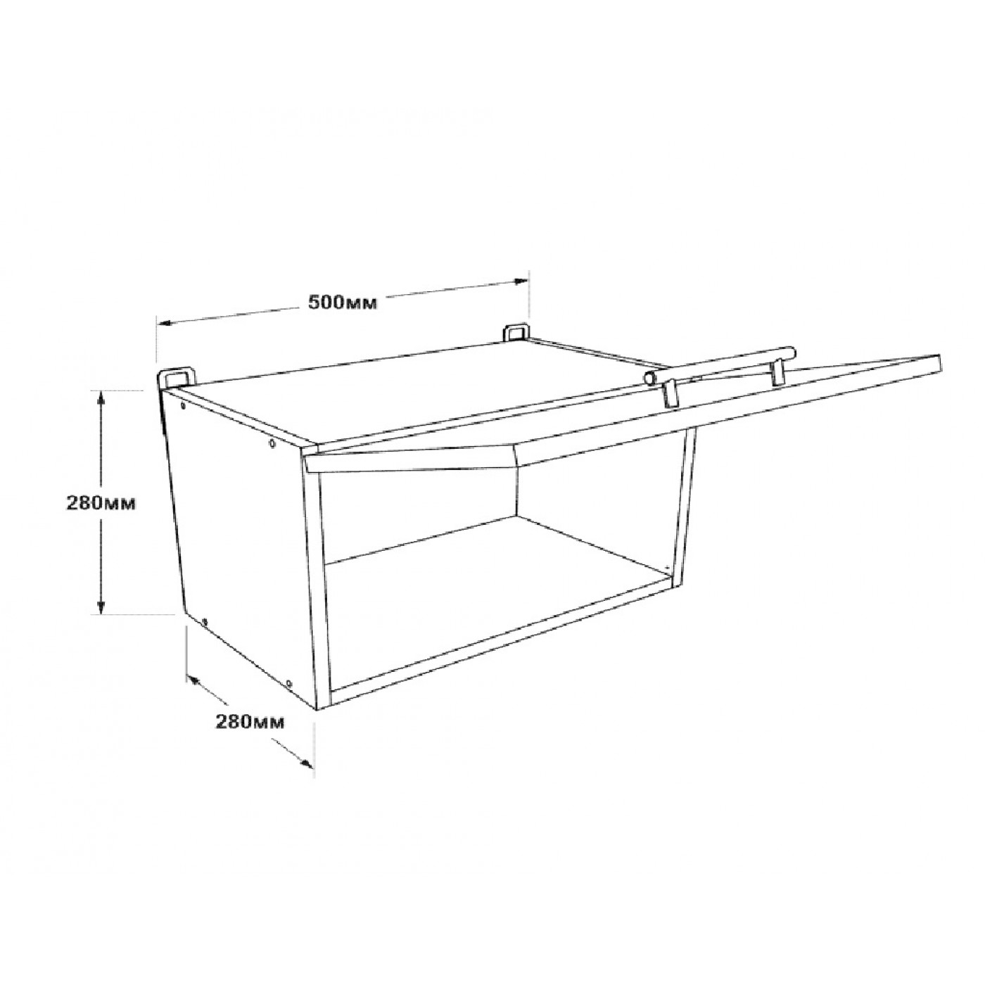 Кухня ЕКО Верх Витяжка 500