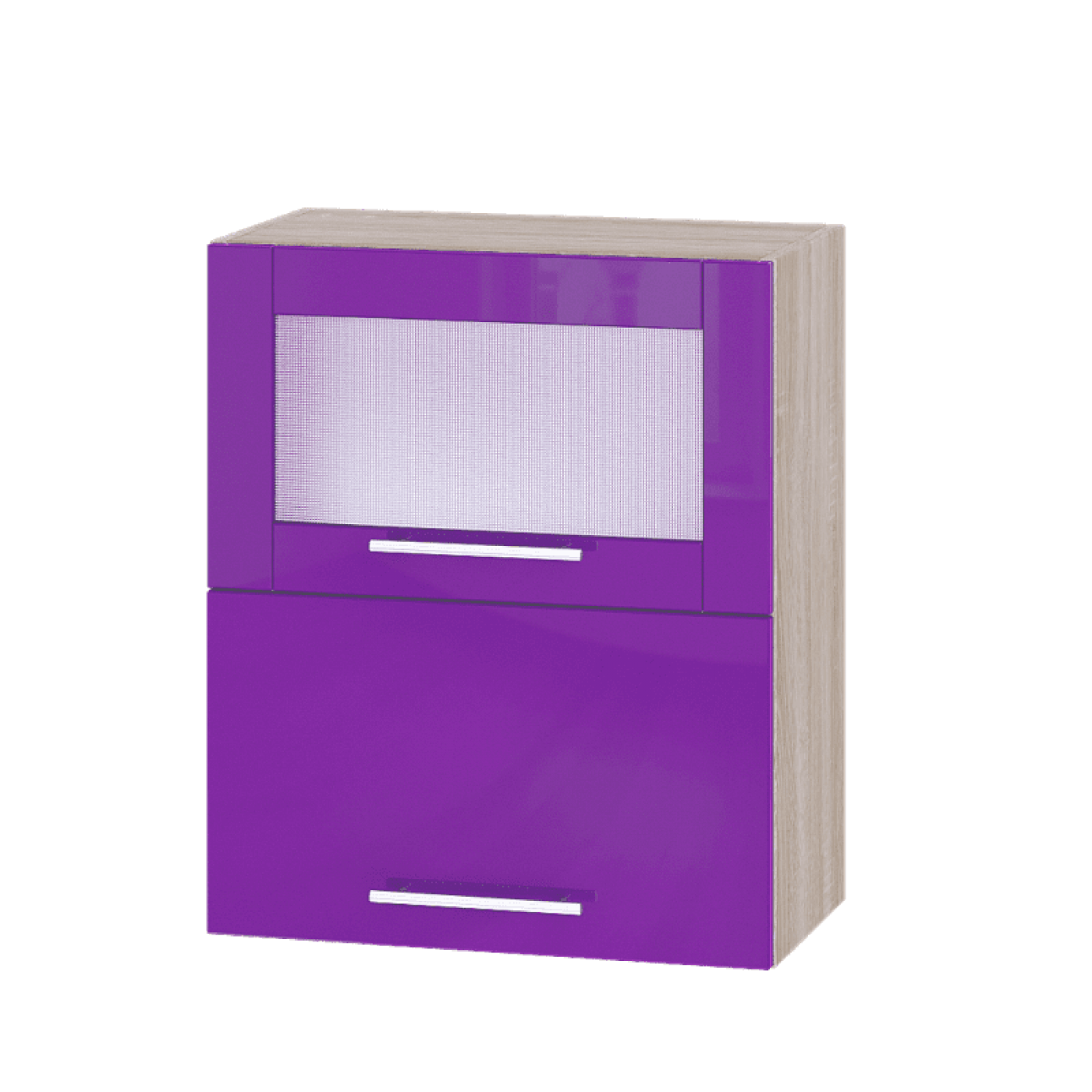 Кухня МОДЕРН ВВГ14-600 Верх 600 горизонт вітрина + фасад гл. висота 720