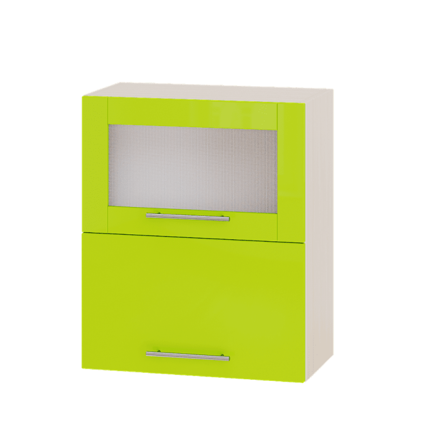 Кухня МОДЕРН ВВГ14-600 Верх 600 горизонт вітрина + фасад гл. висота 720