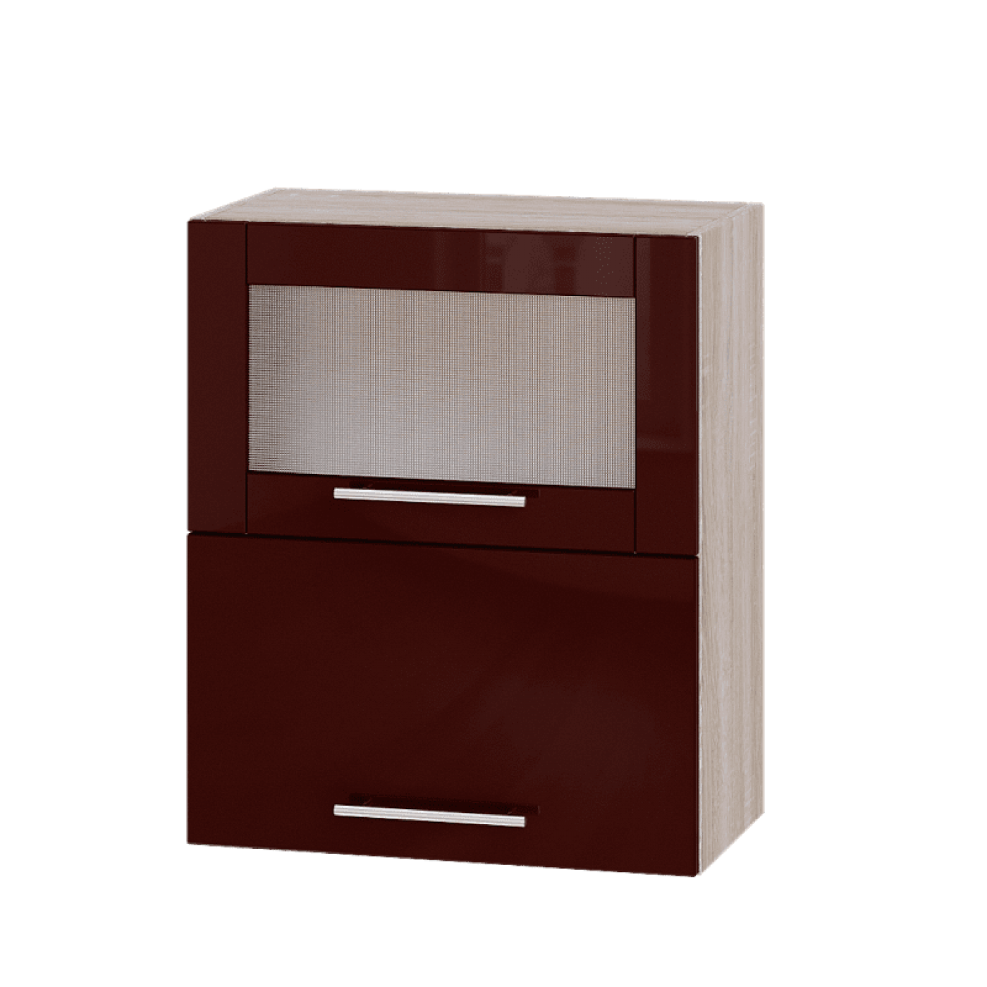 Кухня МОДЕРН ВВГ14-600 Верх 600 горизонт вітрина + фасад гл. висота 720