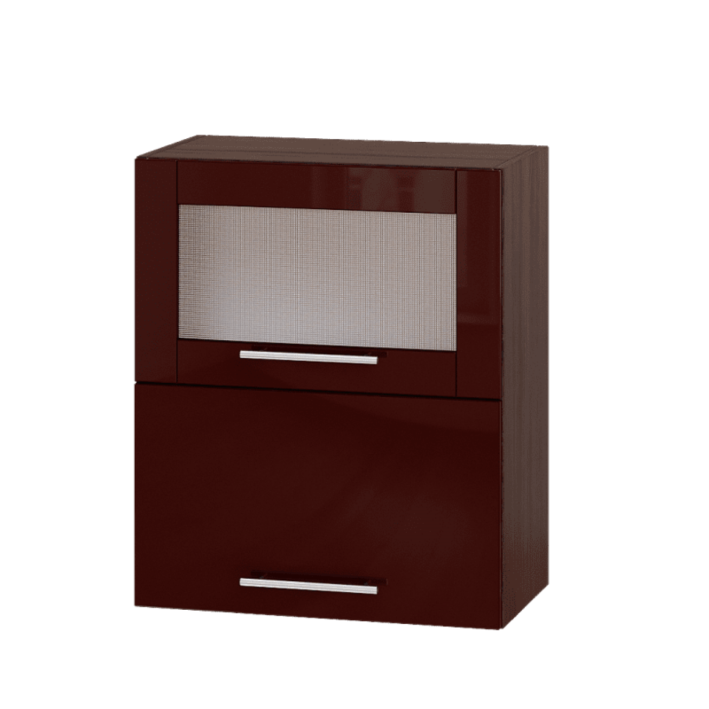 Кухня МОДЕРН ВВГ14-600 Верх 600 горизонт вітрина + фасад гл. висота 720