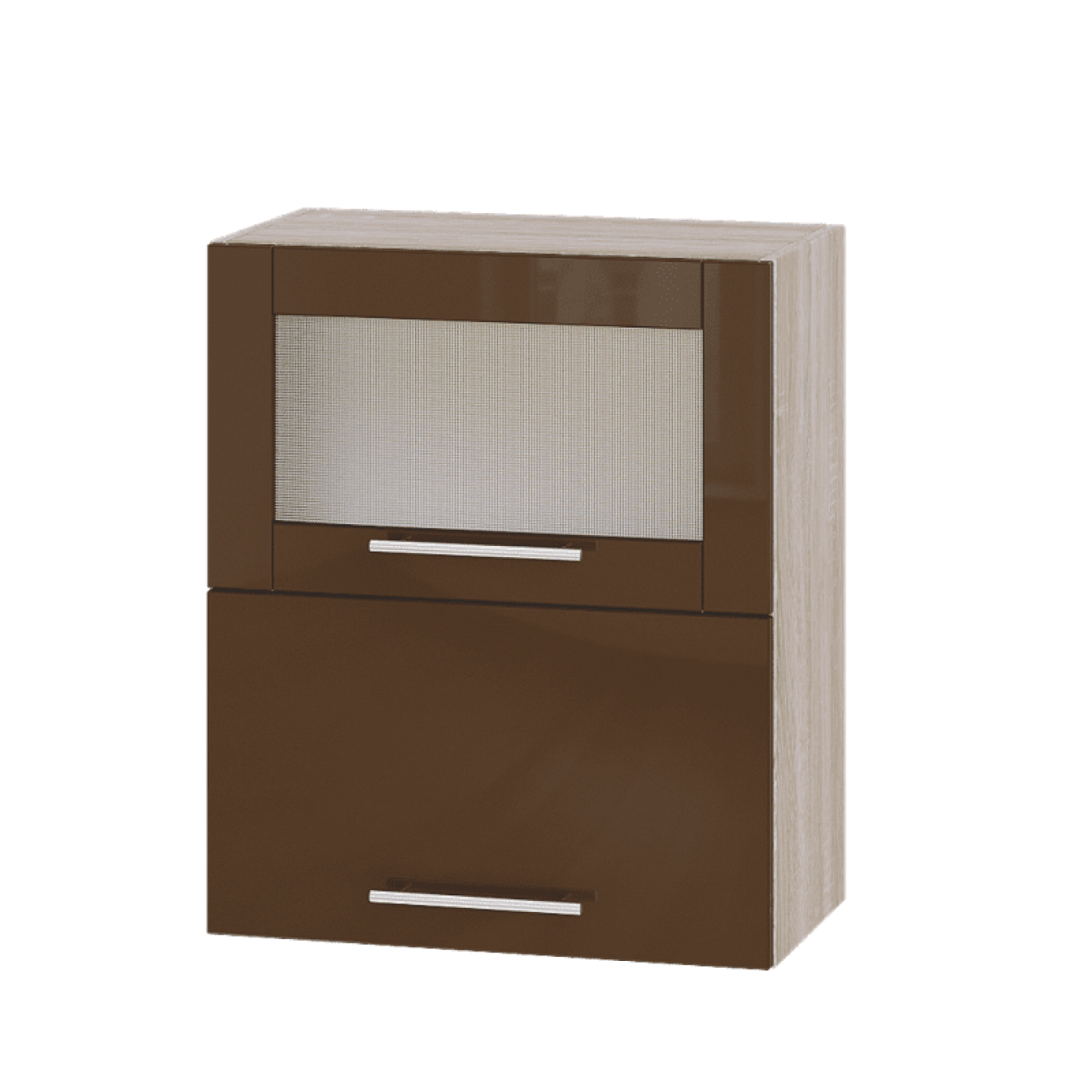 Кухня МОДЕРН ВВГ14-600 Верх 600 горизонт вітрина + фасад гл. висота 720