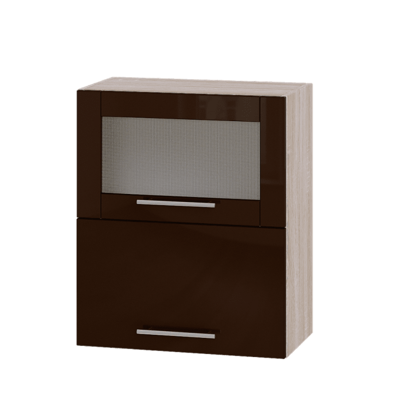 Кухня МОДЕРН ВВГ14-600 Верх 600 горизонт вітрина + фасад гл. висота 720