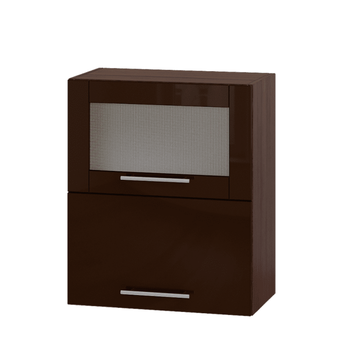 Кухня МОДЕРН ВВГ14-600 Верх 600 горизонт вітрина + фасад гл. висота 720