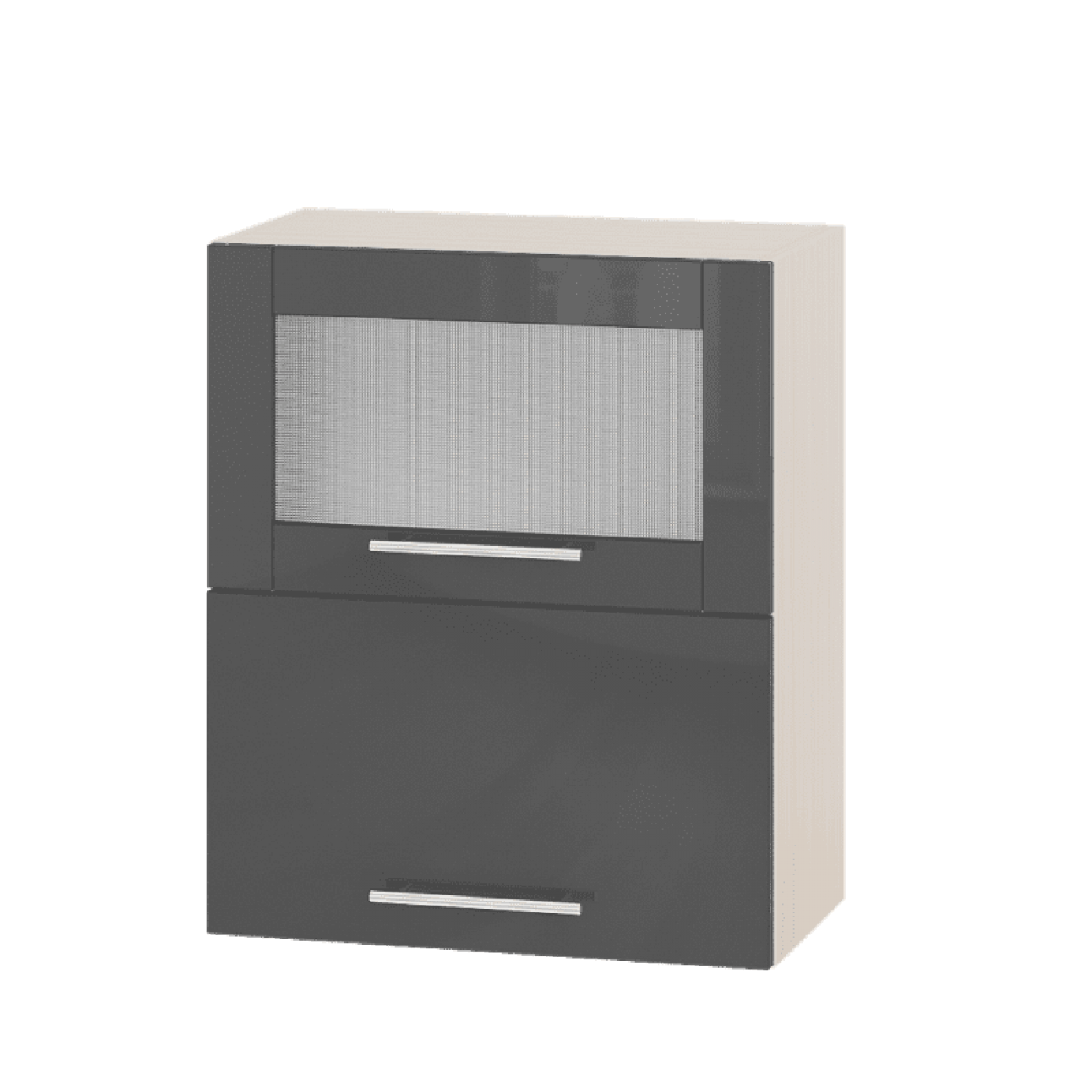 Кухня МОДЕРН ВВГ14-600 Верх 600 горизонт вітрина + фасад гл. висота 720