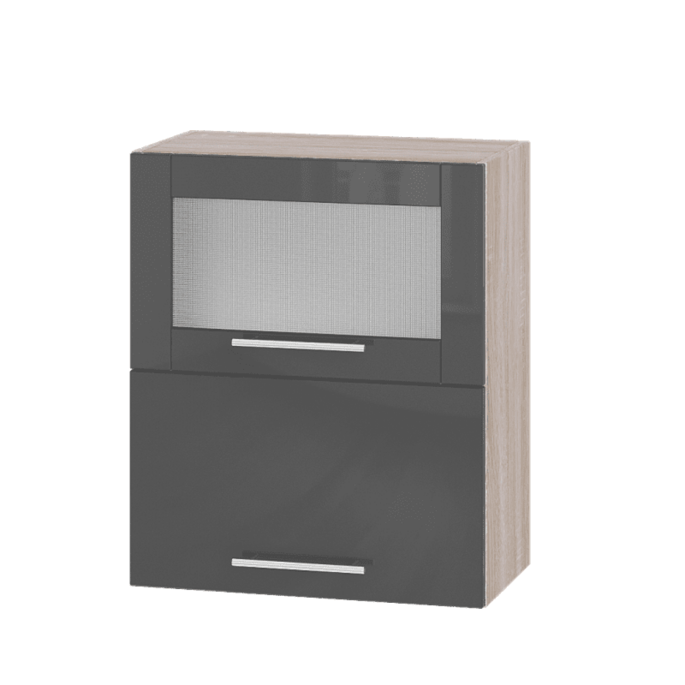 Кухня МОДЕРН ВВГ14-600 Верх 600 горизонт вітрина + фасад гл. висота 720