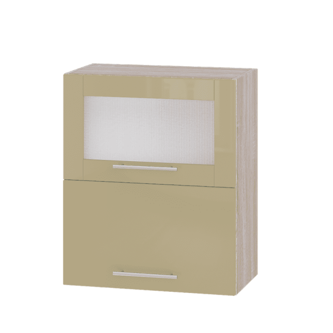 Кухня МОДЕРН ВВГ14-600 Верх 600 горизонт вітрина + фасад гл. висота 720