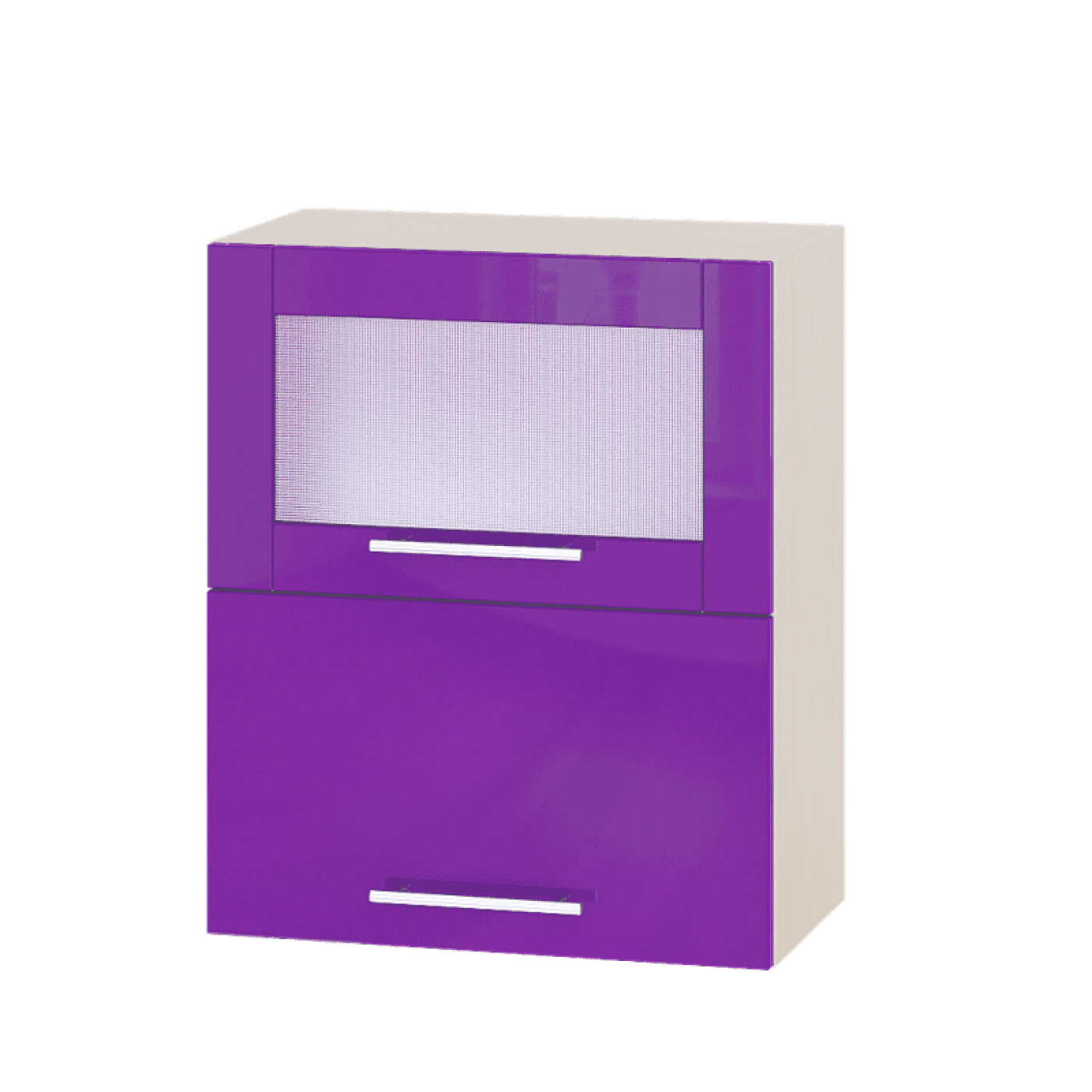 Кухня МОДЕРН ВВГ14-600 Верх 600 горизонт вітрина + фасад гл. висота 720