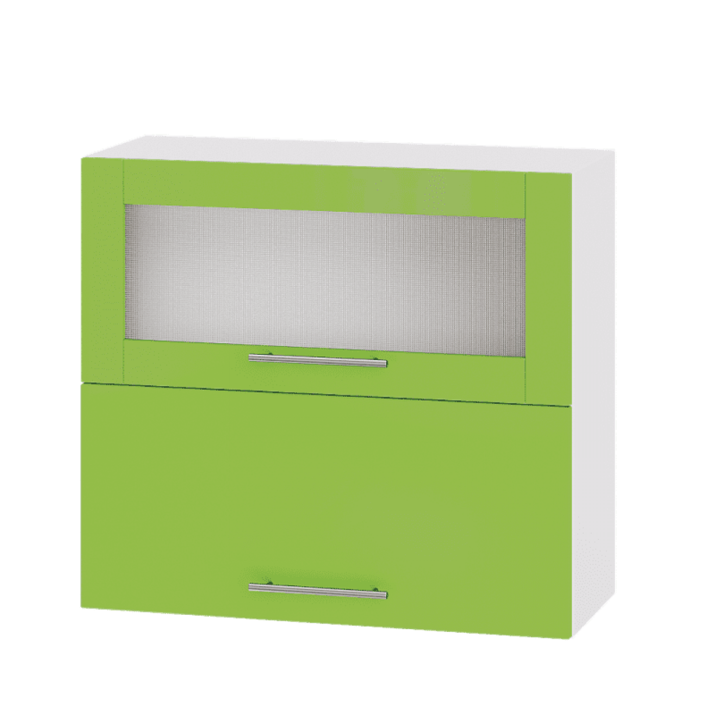 Кухня МОДЕРН ВВГ14-800 Верх 800 горизонт витрина+фасад гл. высота 720