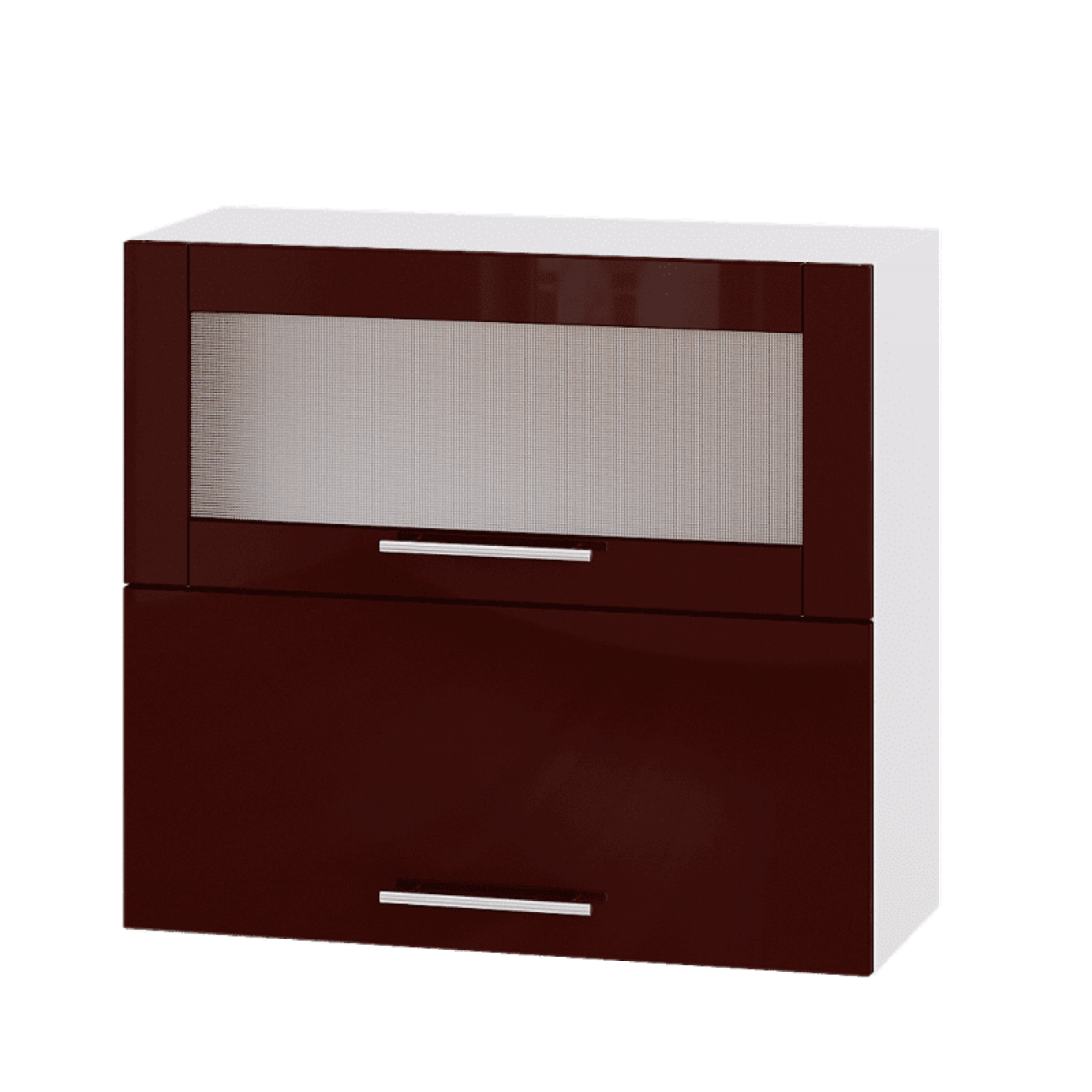 Кухня МОДЕРН ВВГ14-800 Верх 800 горизонт витрина+фасад гл. высота 720