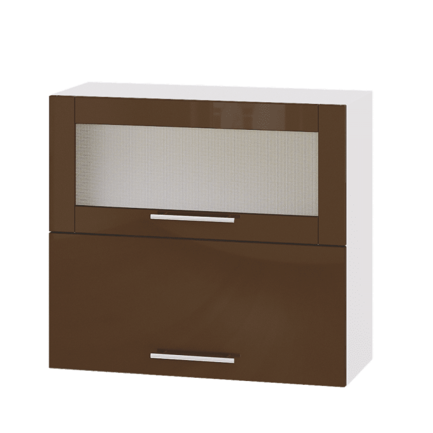 Кухня МОДЕРН ВВГ14-800 Верх 800 горизонт витрина+фасад гл. высота 720