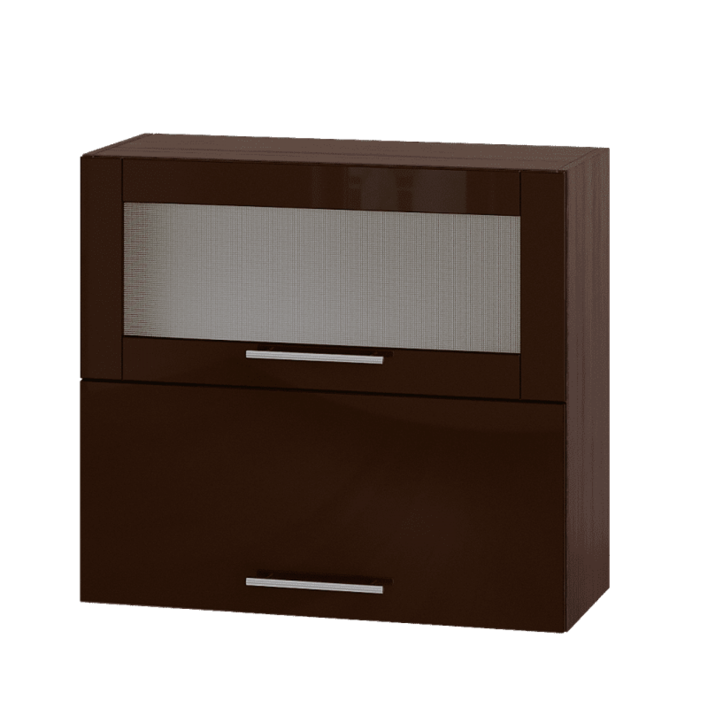 Кухня МОДЕРН ВВГ14-800 Верх 800 горизонт витрина+фасад гл. высота 720