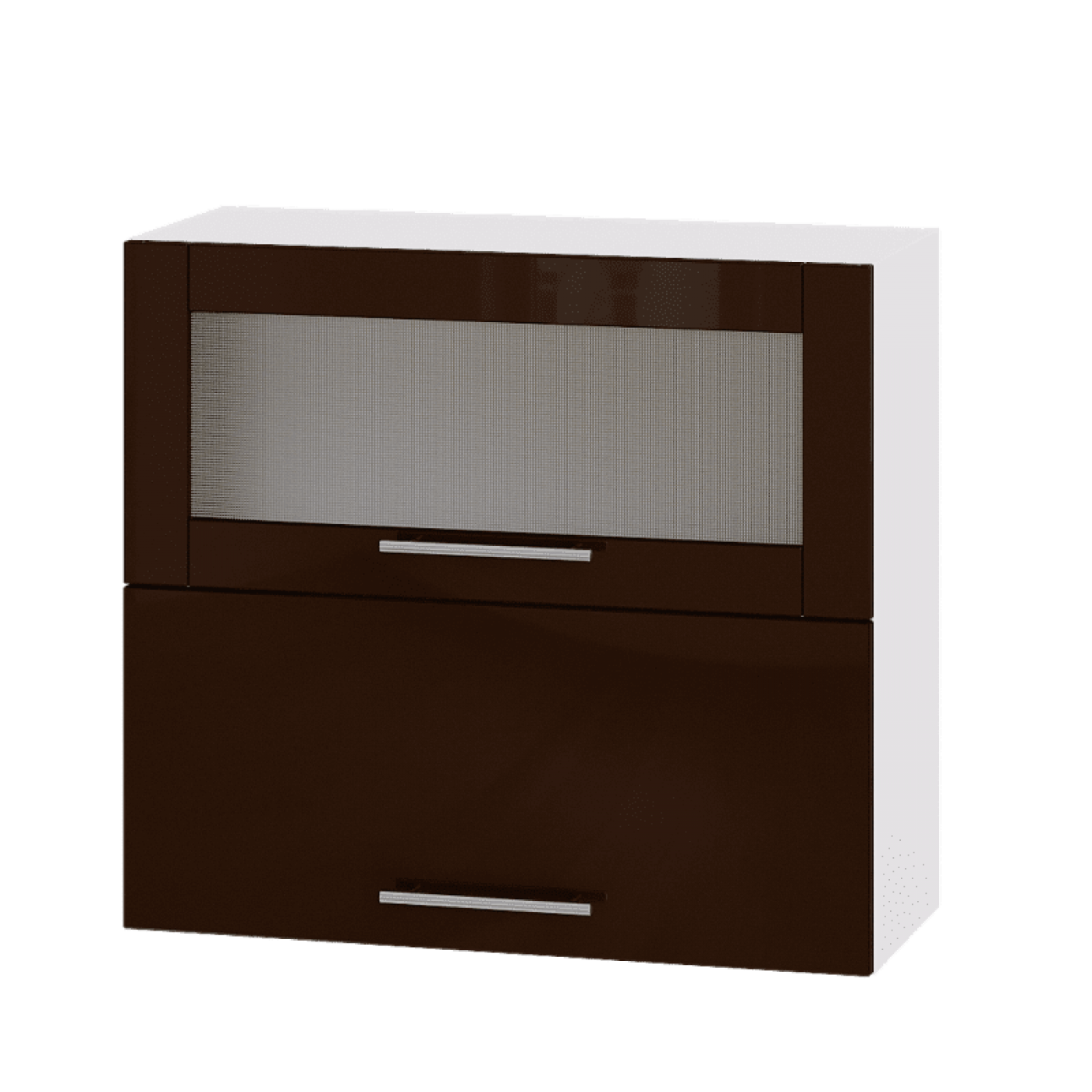 Кухня МОДЕРН ВВГ14-800 Верх 800 горизонт витрина+фасад гл. высота 720