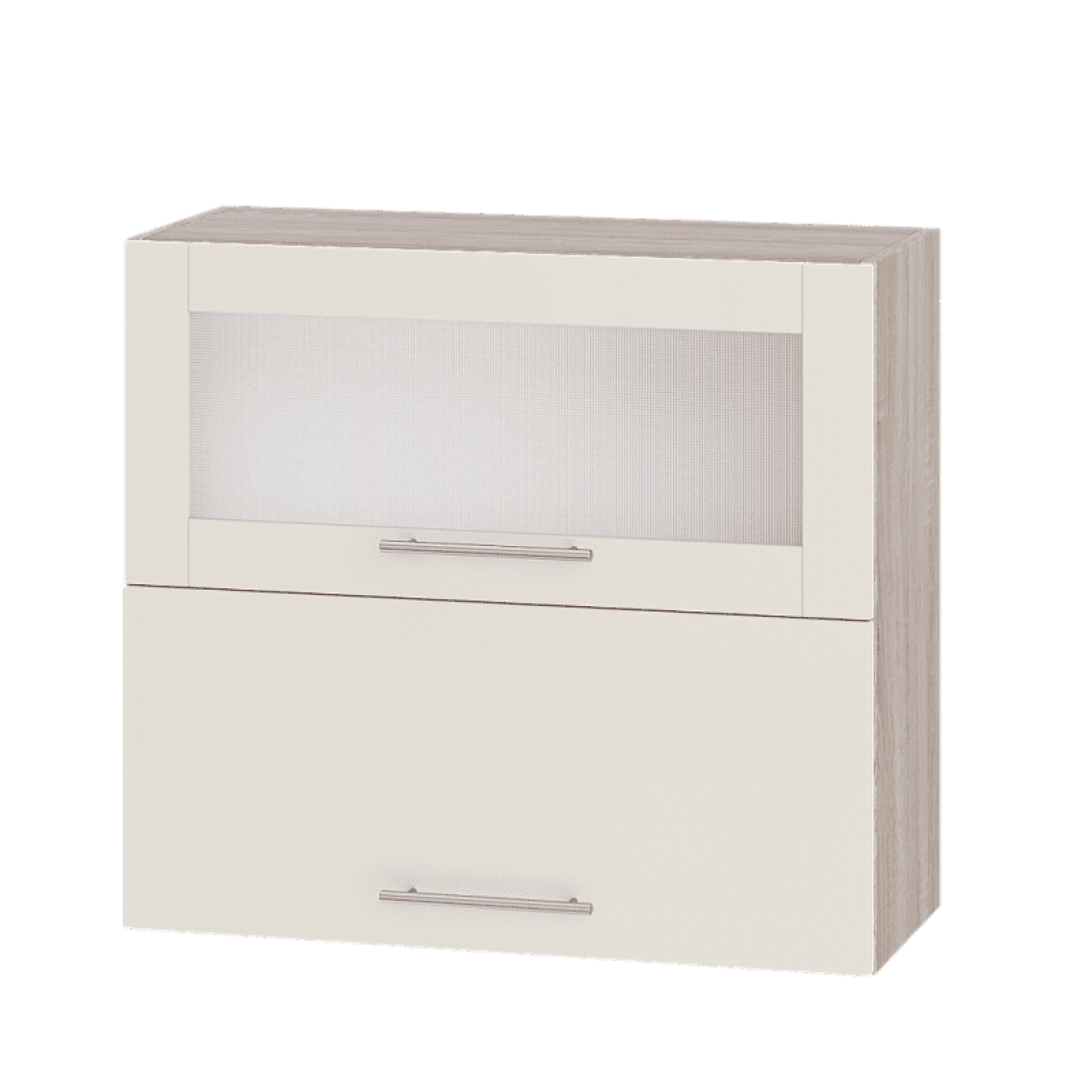 Кухня МОДЕРН ВВГ14-800 Верх 800 горизонт витрина+фасад гл. высота 720