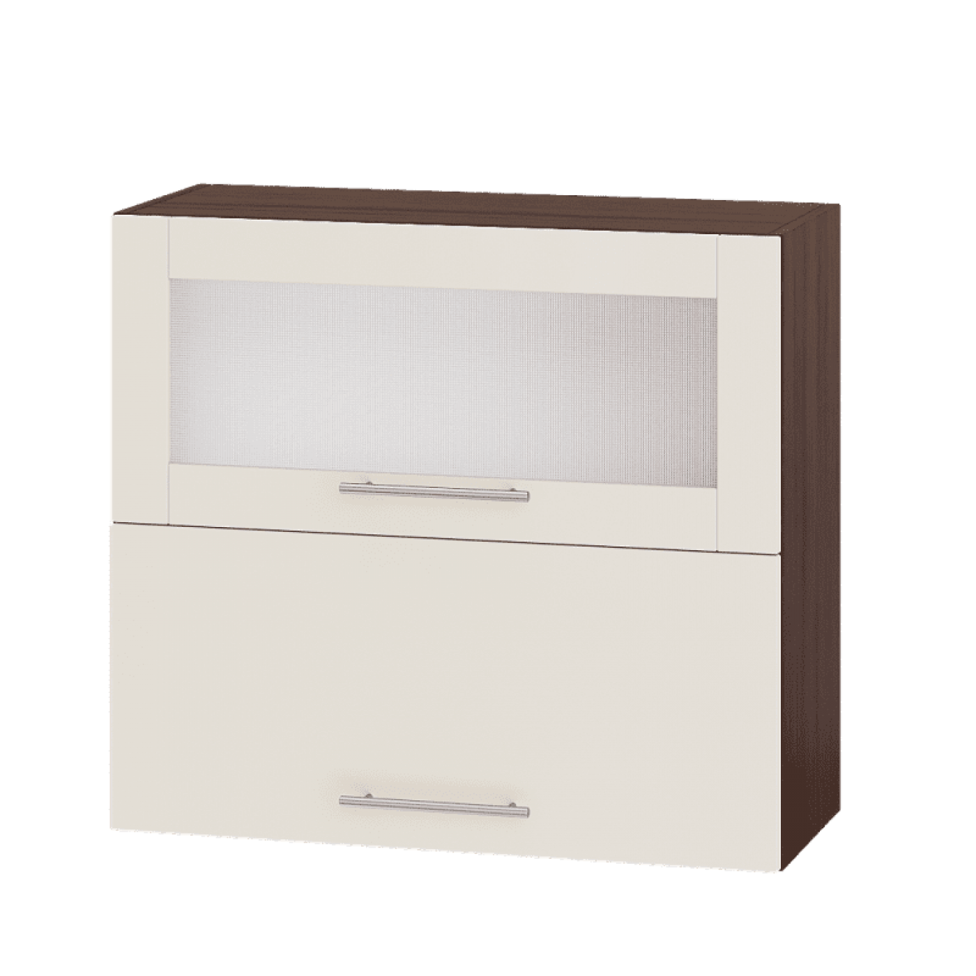 Кухня МОДЕРН ВВГ14-800 Верх 800 горизонт витрина+фасад гл. высота 720