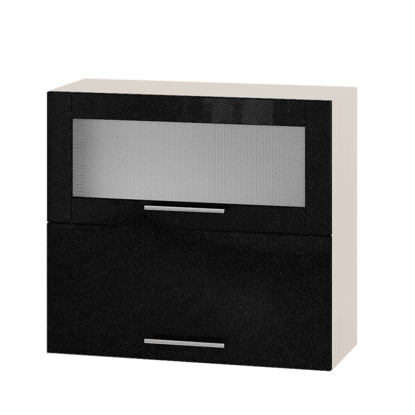 Кухня МОДЕРН ВВГ14-800 Верх 800 горизонт витрина+фасад гл. высота 720