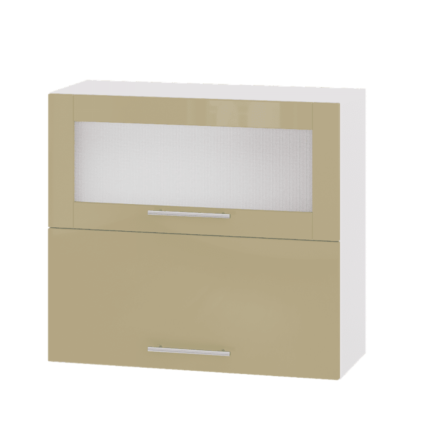 Кухня МОДЕРН ВВГ14-800 Верх 800 горизонт витрина+фасад гл. высота 720