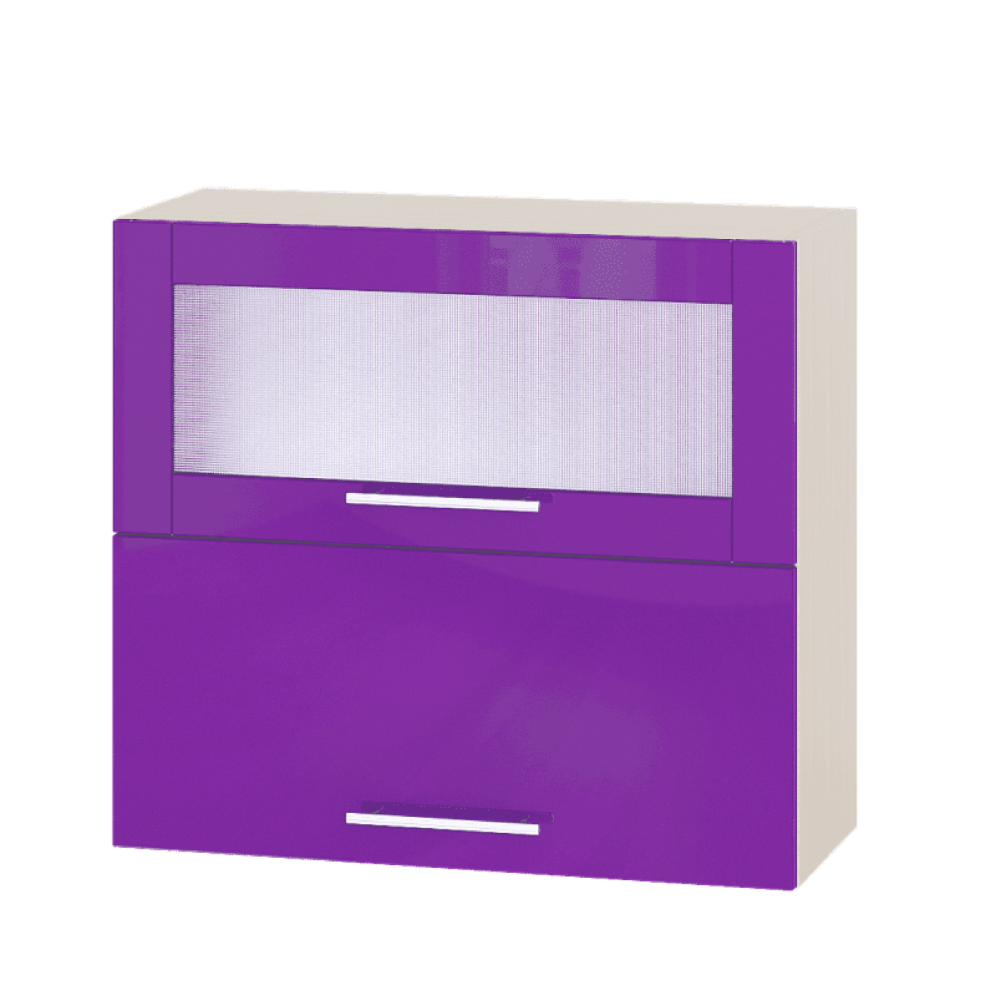 Кухня МОДЕРН ВВГ14-800 Верх 800 горизонт витрина+фасад гл. высота 720