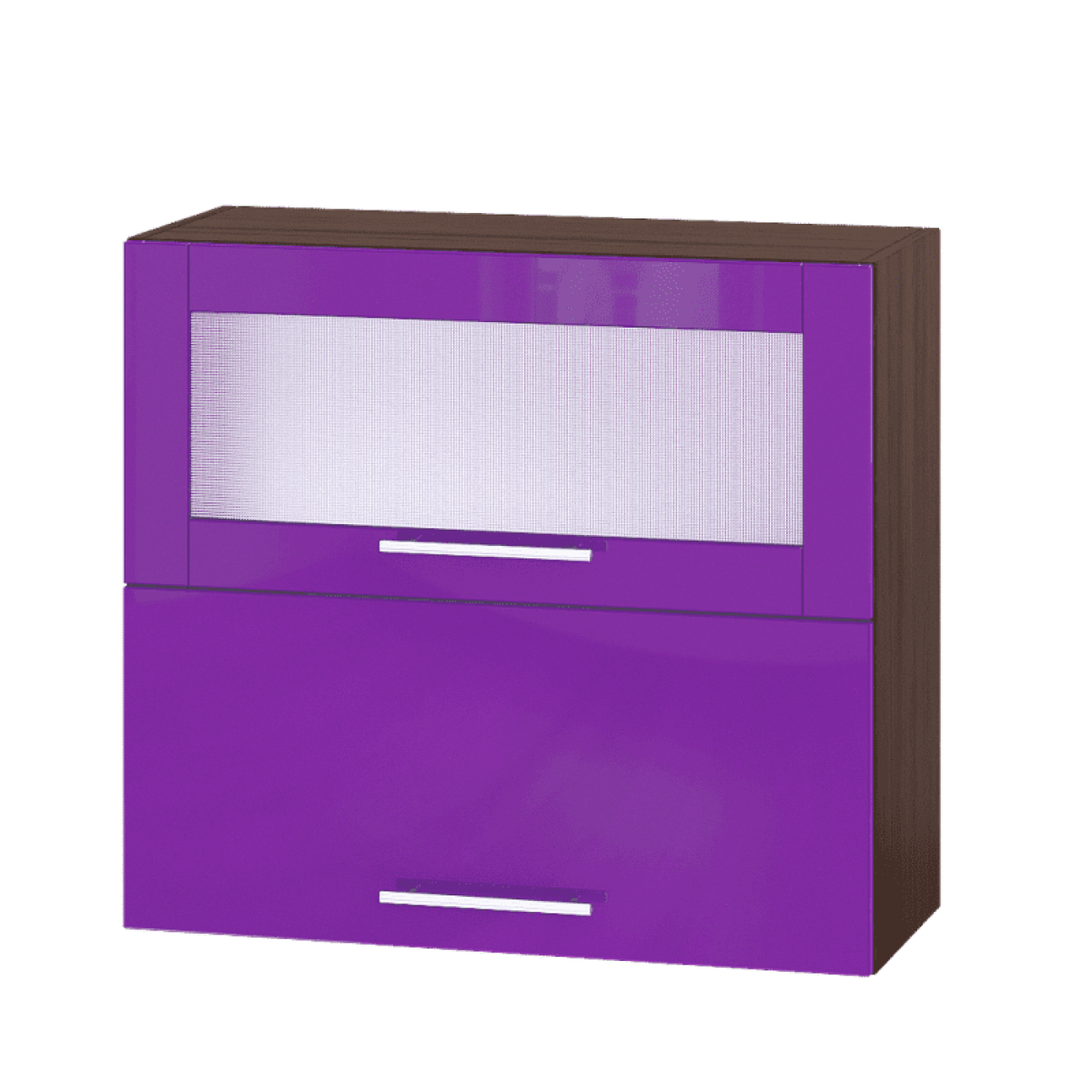 Кухня МОДЕРН ВВГ14-800 Верх 800 горизонт витрина+фасад гл. высота 720