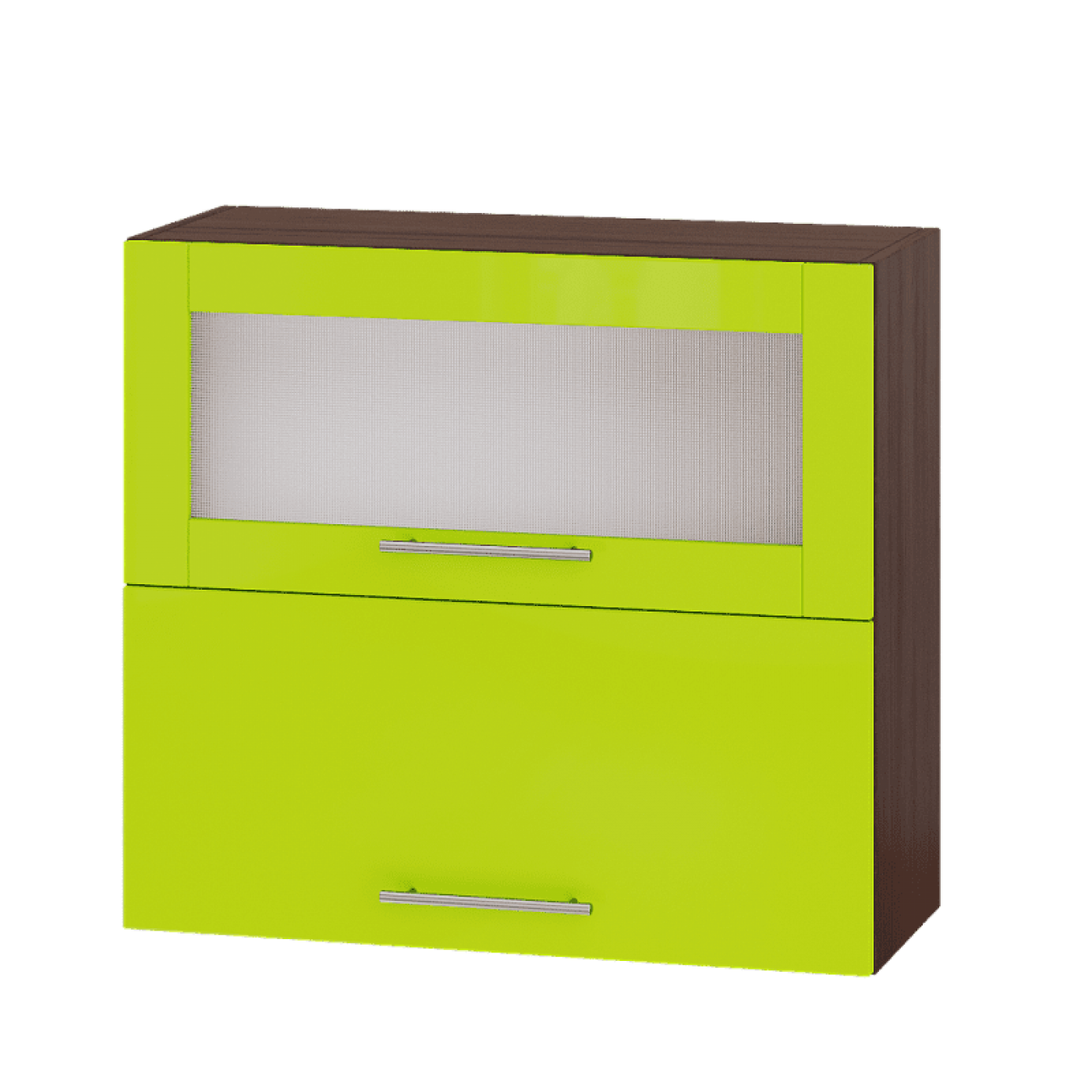 Кухня МОДЕРН ВВГ14-800 Верх 800 горизонт витрина+фасад гл. высота 720