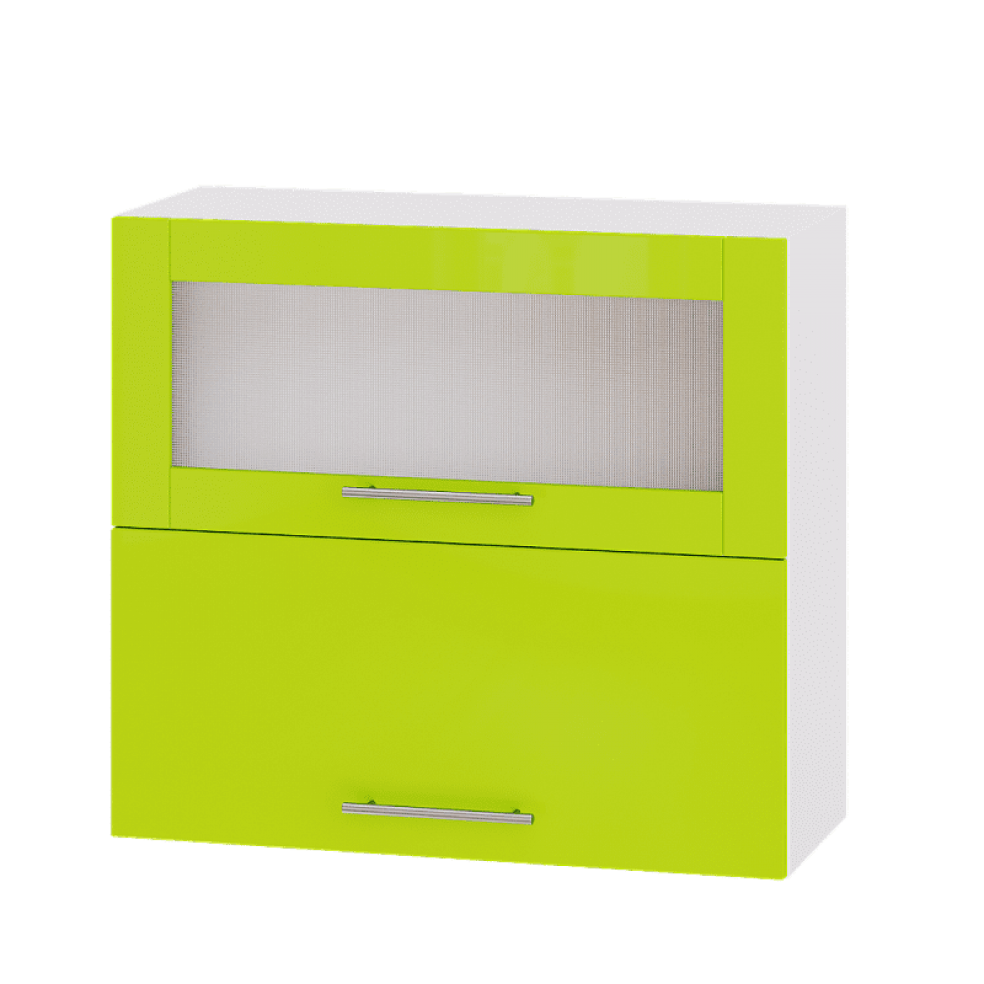 Кухня МОДЕРН ВВГ14-800 Верх 800 горизонт витрина+фасад гл. высота 720