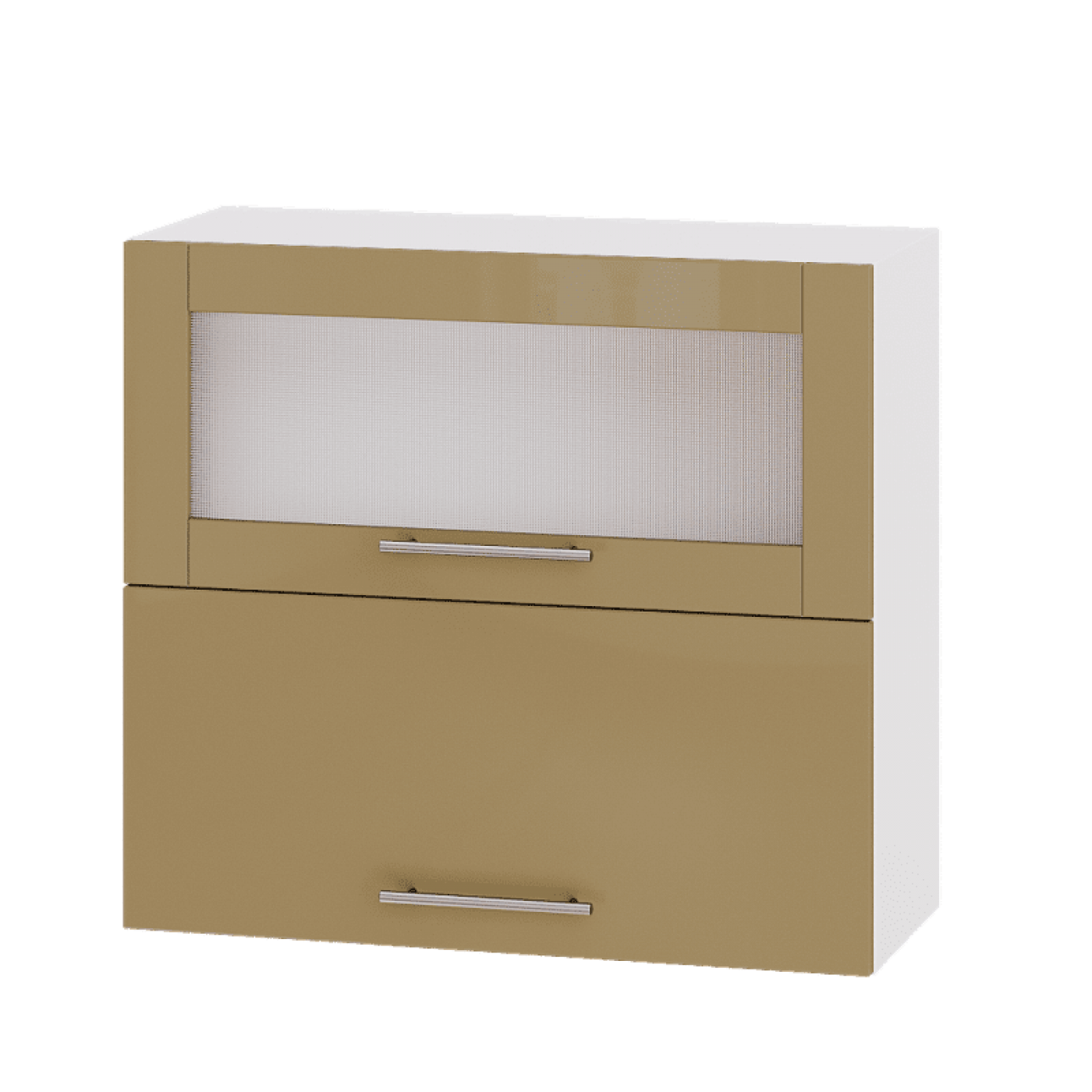 Кухня МОДЕРН ВВГ14-800 Верх 800 горизонт витрина+фасад гл. высота 720