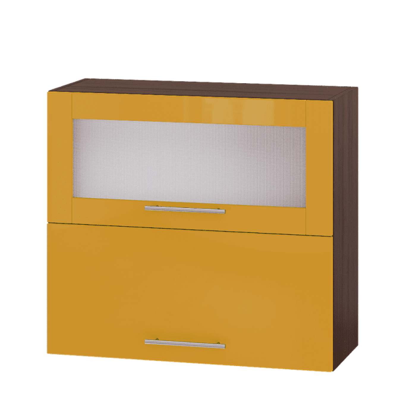 Кухня МОДЕРН ВВГ14-800 Верх 800 горизонт витрина+фасад гл. высота 720