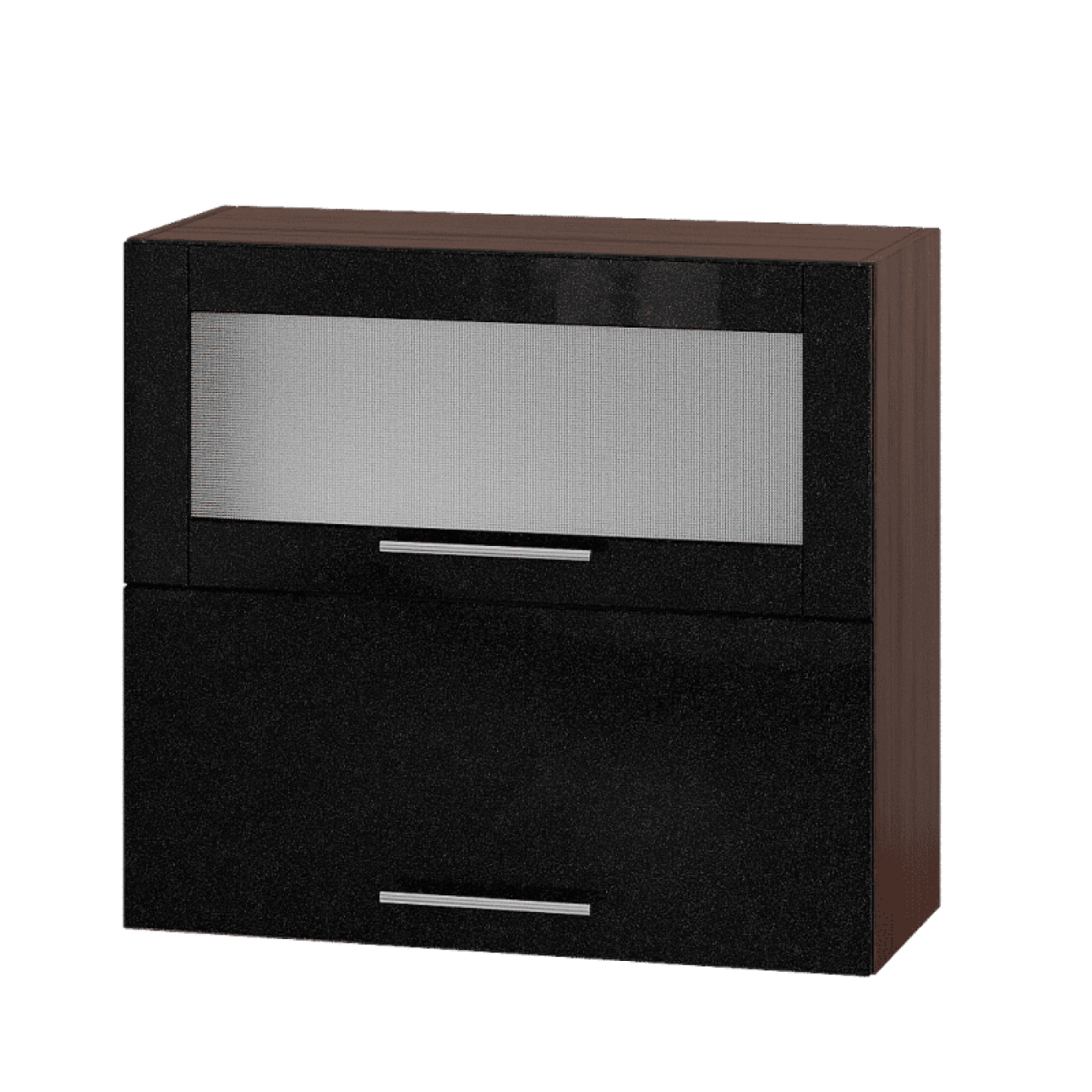 Кухня МОДЕРН ВВГ14-800 Верх 800 горизонт витрина+фасад гл. высота 720