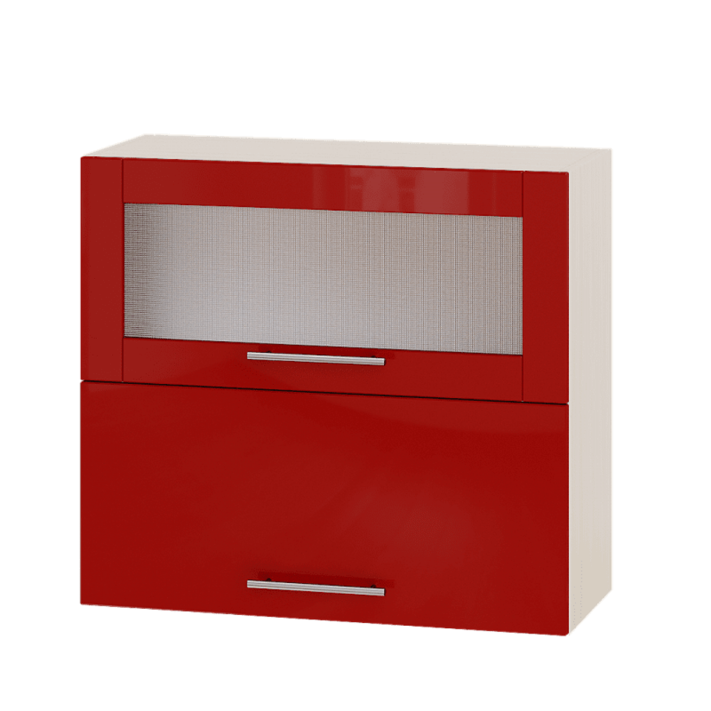 Кухня МОДЕРН ВВГ14-800 Верх 800 горизонт витрина+фасад гл. высота 720