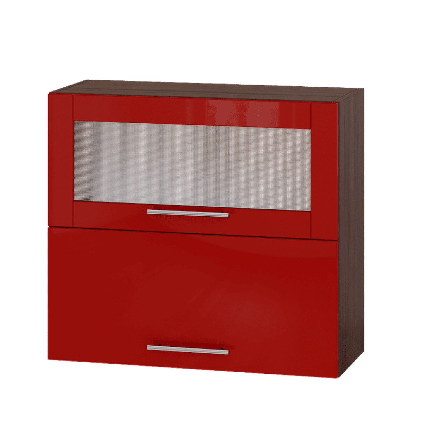 Кухня МОДЕРН ВВГ14-800 Верх 800 горизонт витрина+фасад гл. высота 720