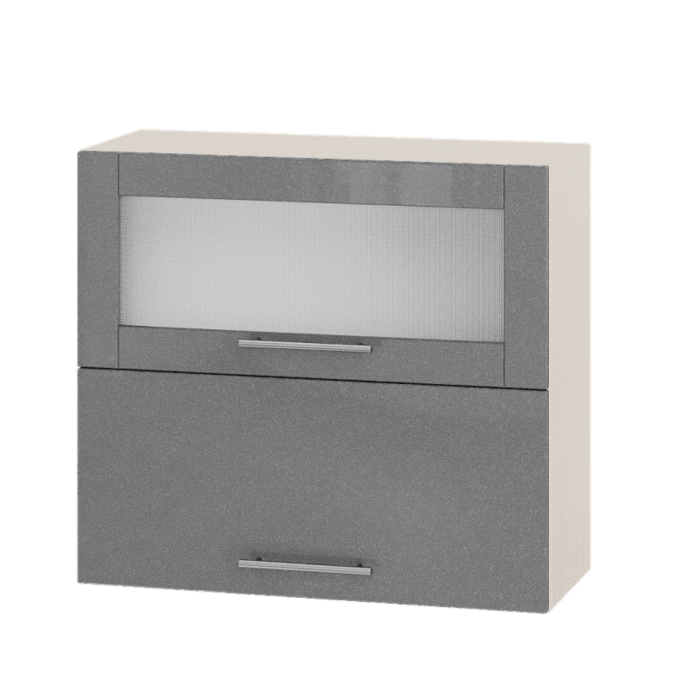 Кухня МОДЕРН ВВГ14-800 Верх 800 горизонт витрина+фасад гл. высота 720