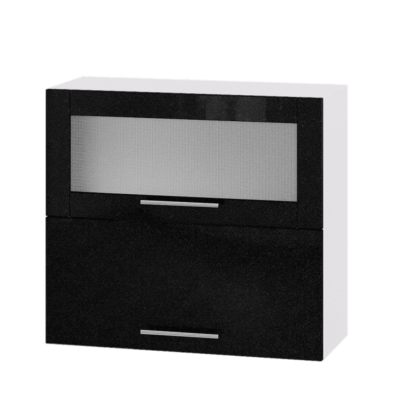 Кухня МОДЕРН ВВГ14-800 Верх 800 горизонт витрина+фасад гл. высота 720