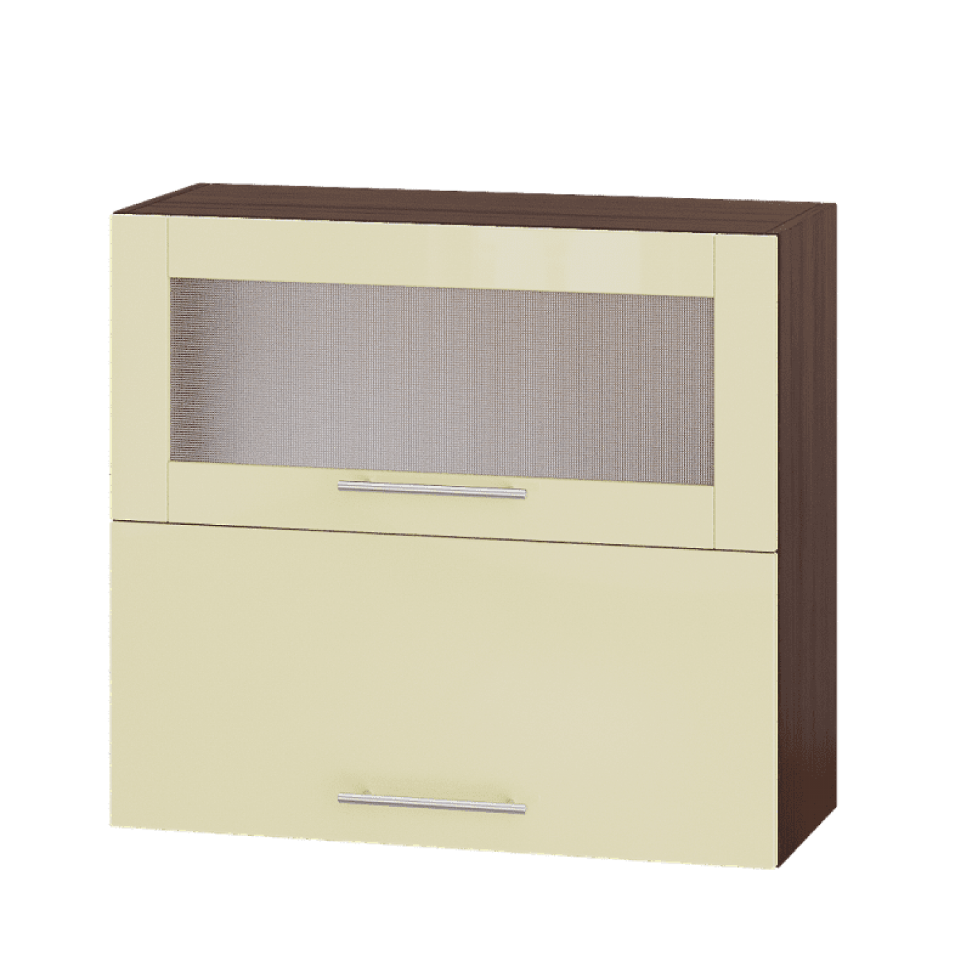 Кухня МОДЕРН ВВГ14-800 Верх 800 горизонт витрина+фасад гл. высота 720