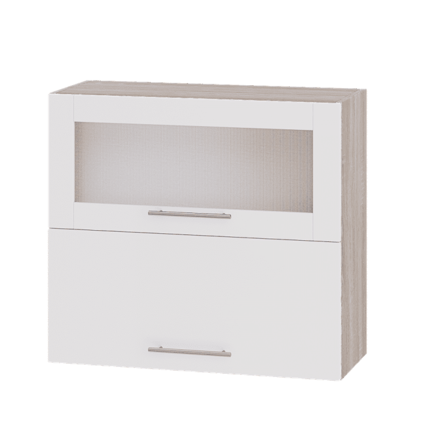 Кухня МОДЕРН ВВГ14-800 Верх 800 горизонт витрина+фасад гл. высота 720