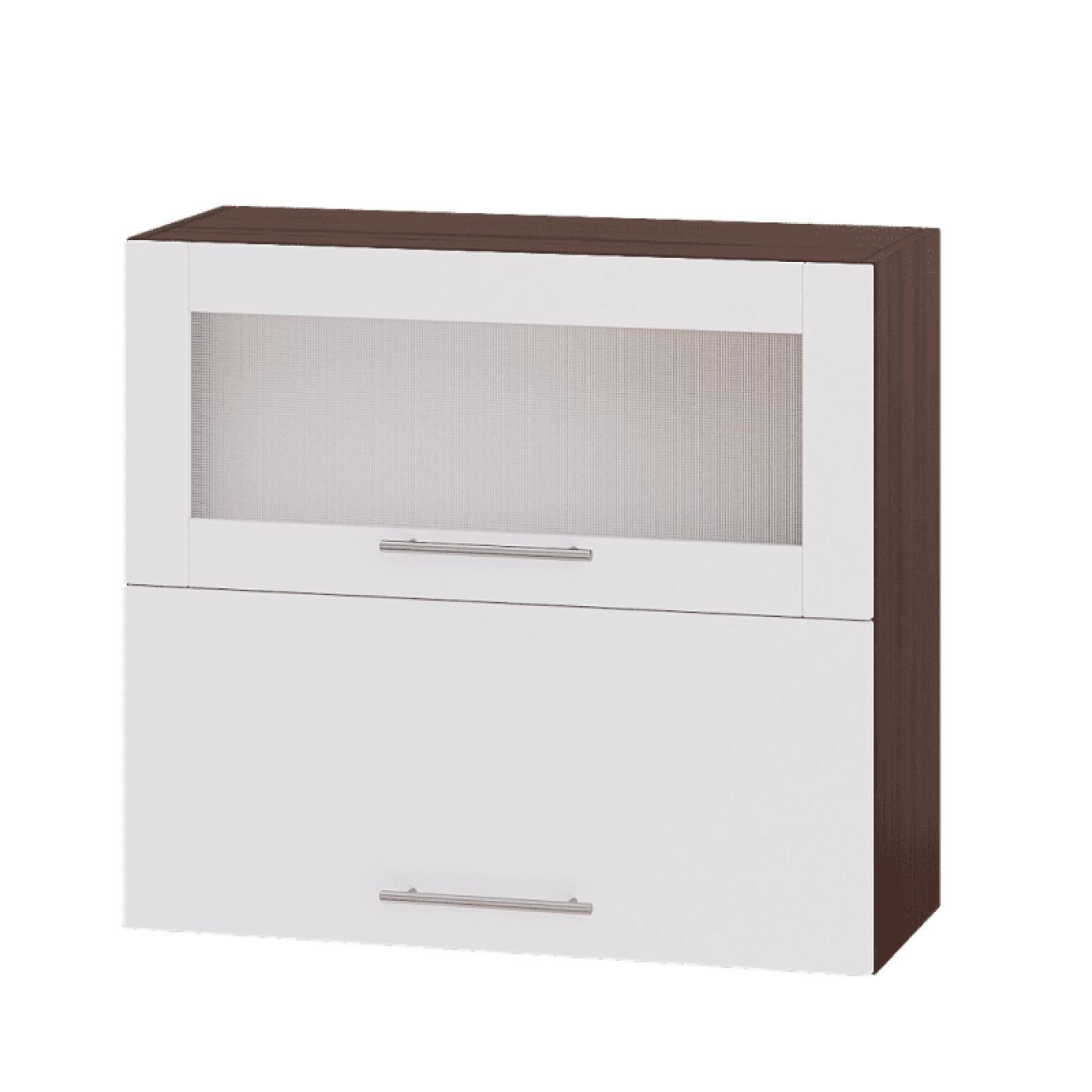 Кухня МОДЕРН ВВГ14-800 Верх 800 горизонт витрина+фасад гл. высота 720