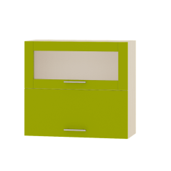 Кухня ОПТИМА ВВГ14-800 Верх 800 горизонт вітрина+фасад гол. висота 720