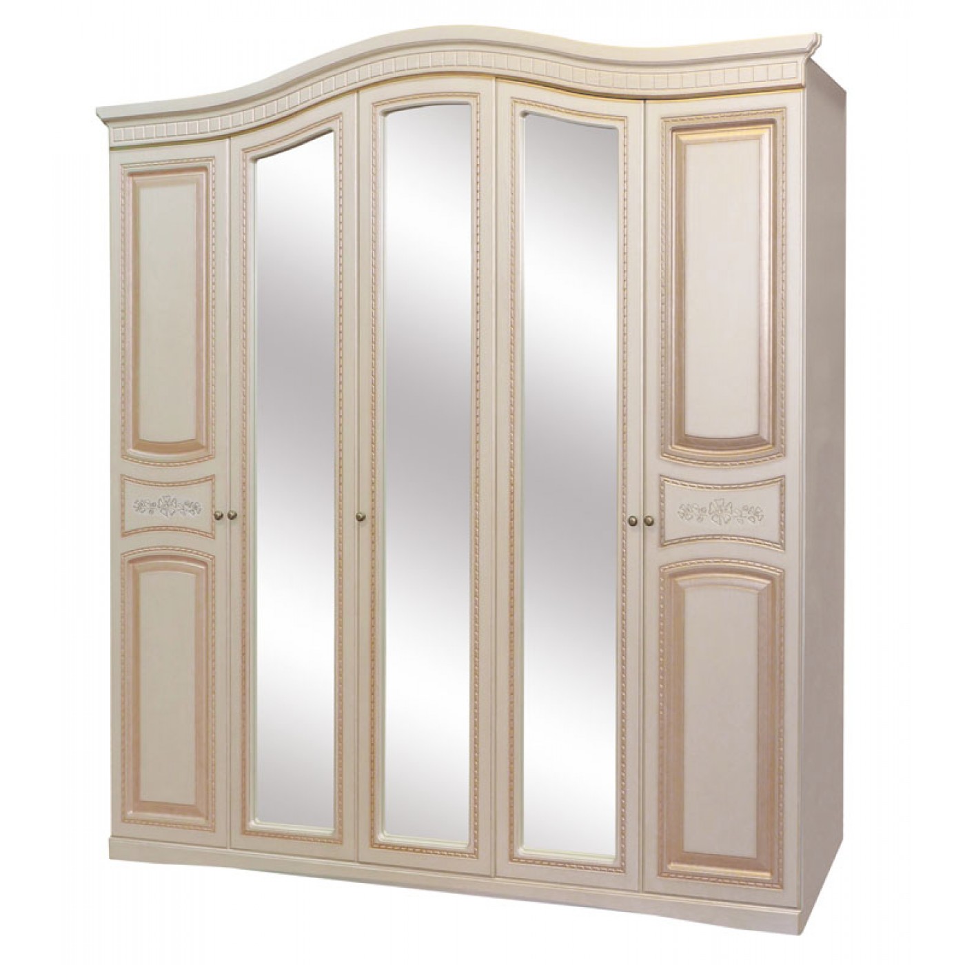 Спальня Ніколь (патина) Спальня 4Д (б/матраса та каркаса)