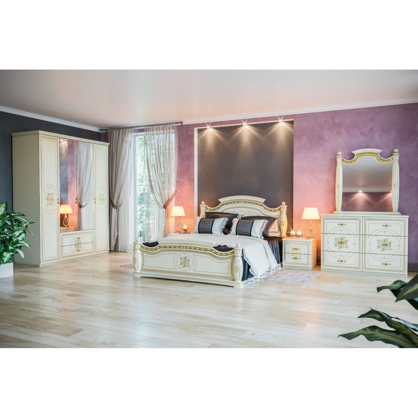 Шкаф 4Д Жасмин